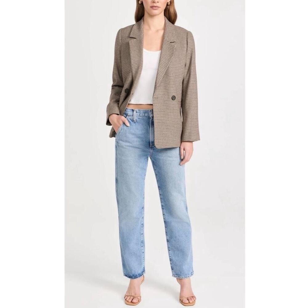 Agolde Women’s Cooper Trouser Straight Leg High Waisted Jeans In Command Wash 29